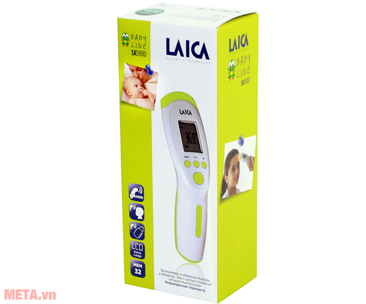 Nhiệt kế hồng ngoại có hộp đựng giấy Nhiệt kế hồng ngoại có hộp đựng giấy