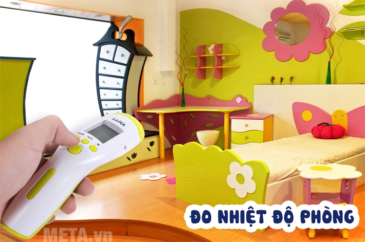 Nhiệt kế hồng ngoại đo được nhiệt độ phòng Nhiệt kế hồng ngoại đo được nhiệt độ phòng