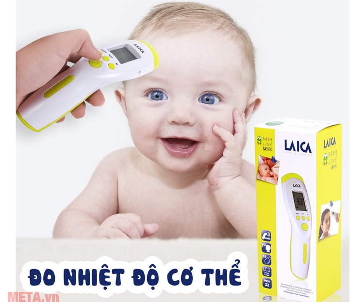 Laica SA5900 dùng đo nhiệt độ trẻ em Nhiệt kế đo trán