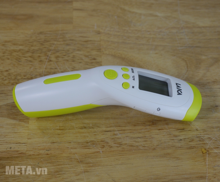 Nhiệt kế hồng ngoại màu trắng xanh Nhiệt kế hồng ngoại màu trắng xanh