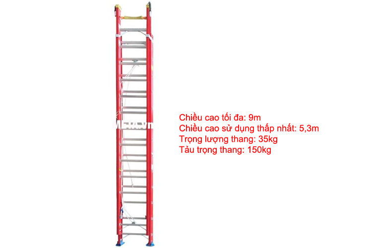  Thang có chiều cao sử dụng tối đa 9m