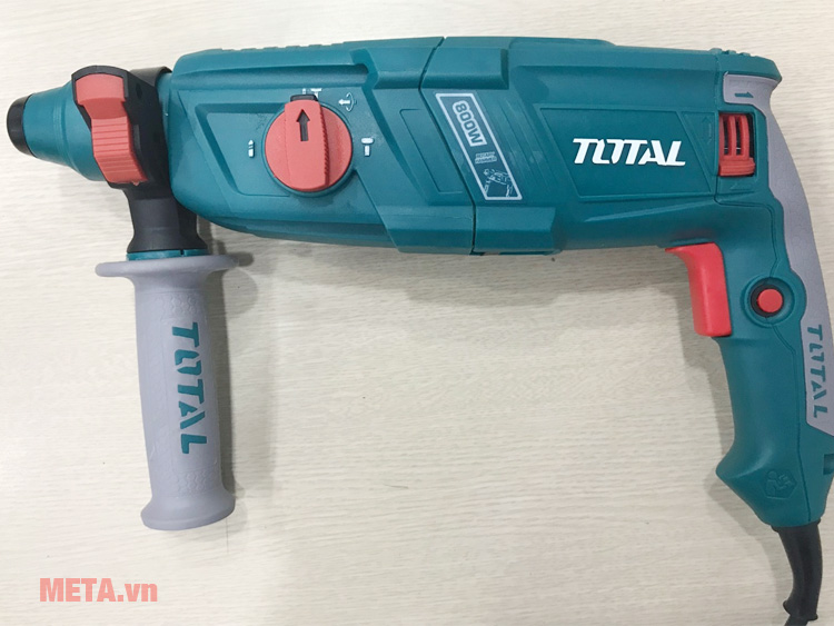 Máy khoan búa xoay Total TH308266 có tay cầm phụ Máy khoan búa cầm tay