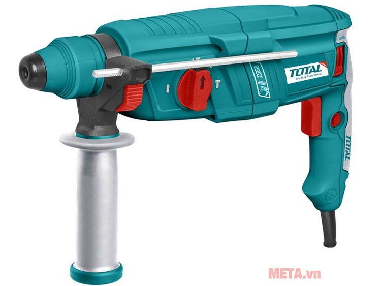 Máy khoan búa xoay TH308266 có thiết kế cầm tay tiện dụng Total TH308266