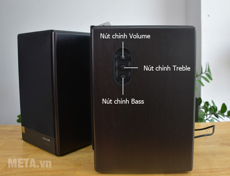 Loa nghe nhạc dễ chỉnh bass, treble