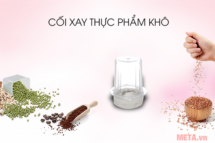 Xay được các hạt nhỏ 