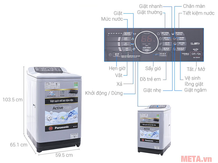 Cấu tạo của máy giặt