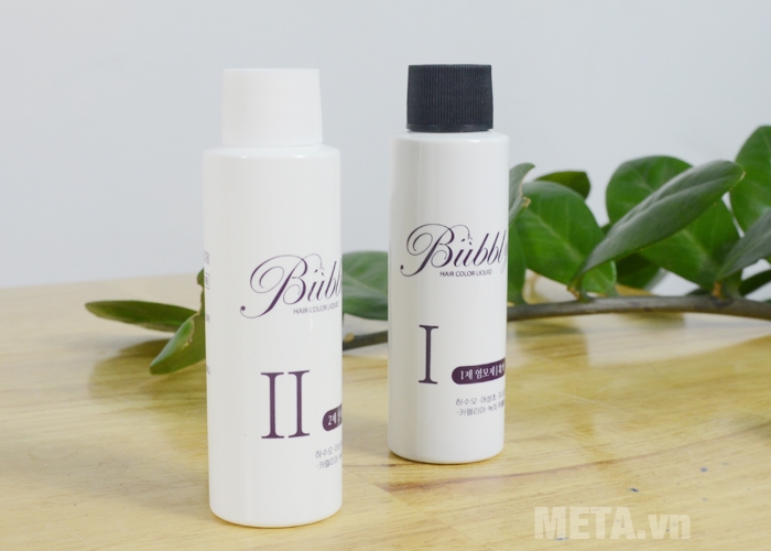  Bộ sản phẩm có 2 lọ thuốc nhuộm