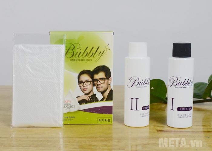 Thuốc nhuộm tóc dạng bọt đen tự nhiên Hàn Quốc (phủ bạc) 