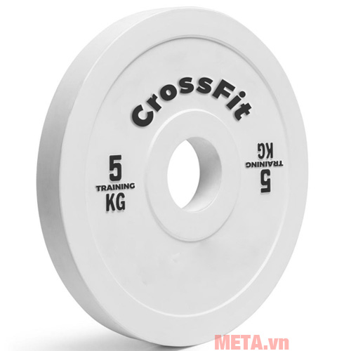 Tạ đĩa Crossfit màu trắng