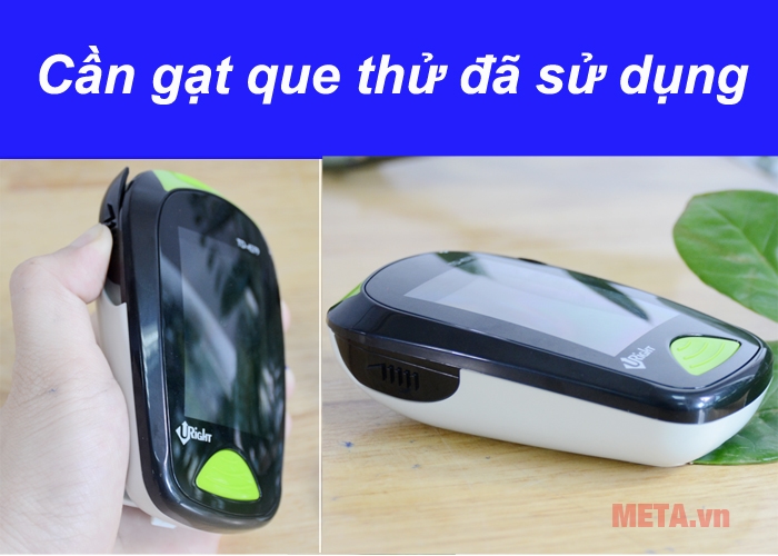 Cần gạt que thử đã sử dụng