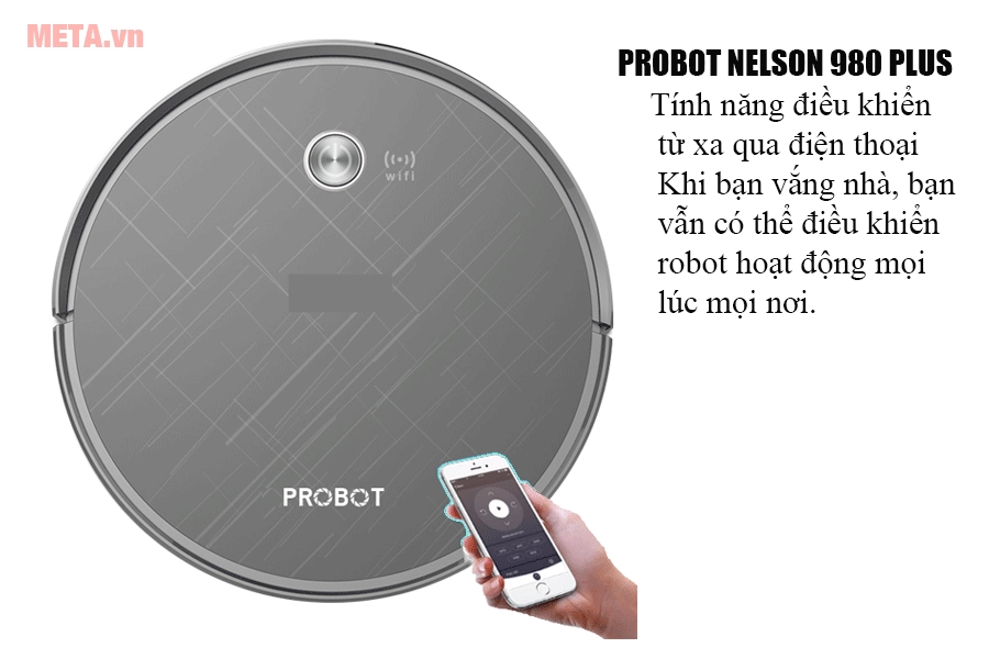 Điều khiển Robot hút bụi lau nhà Probot Nelson 980 Plus