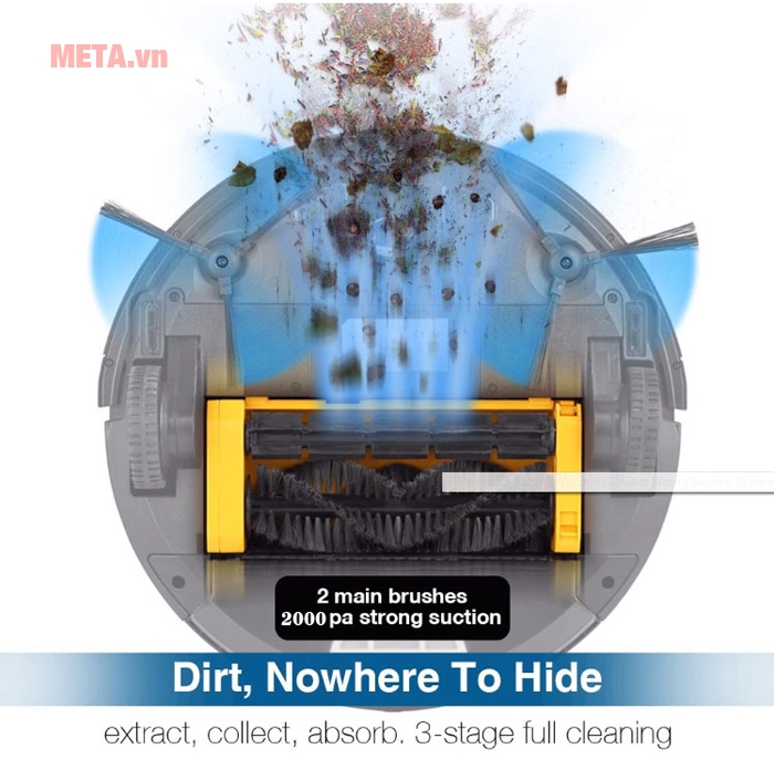 Chế độ Robot hút bụi lau nhà Probot Nelson 980 Plus