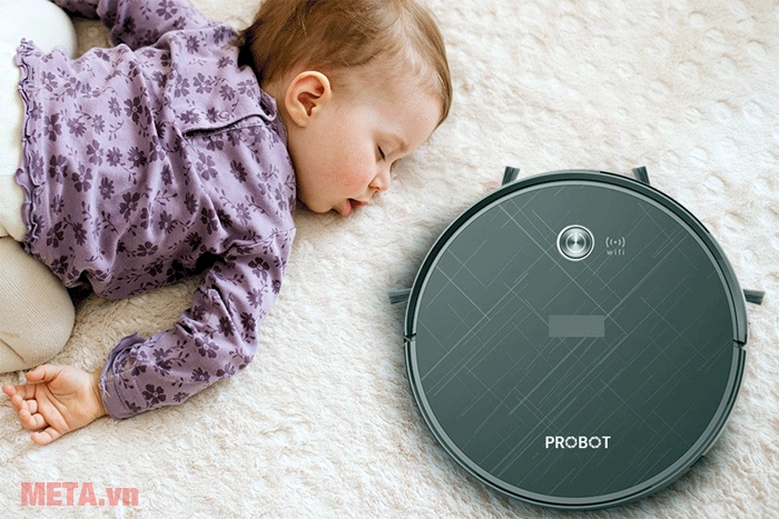 Pin hoạt động lâu dài Robot hút bụi lau nhà Probot Nelson 980 Plus