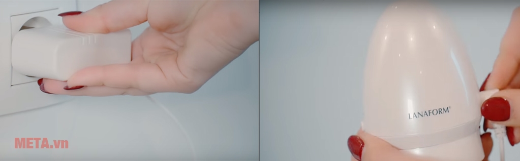 Sạc đơn giản Máy làm sạch da chết gót chân Lanaform Dolce LA131503