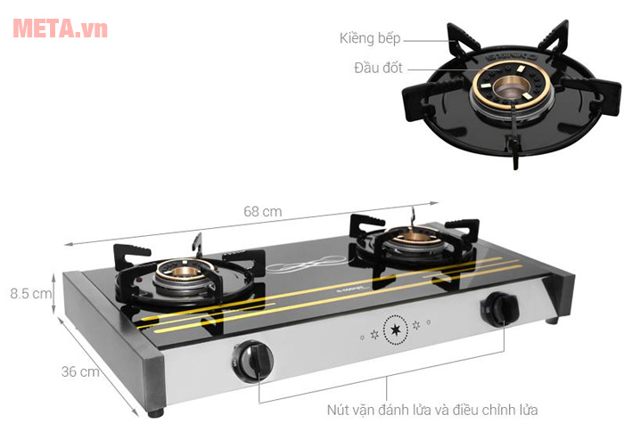 Bếp gas đôi