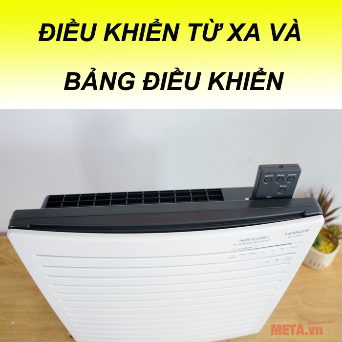 Máy lọc không khí Hitachi EP-A3000 tao nhã với màu trắng