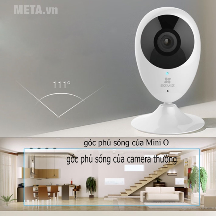 Góc phủ sóng của camera rộng