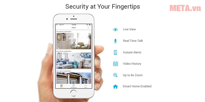 Dễ dàng bảo mật Camera wifi đa năng ngoài trời EZVIZ CS-CV310