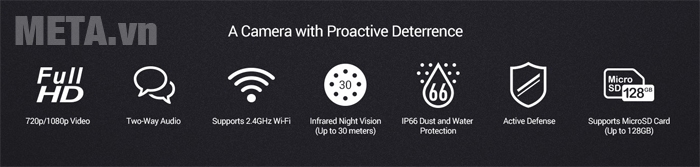 Chức năng Camera wifi đa năng ngoài trời EZVIZ CS-CV310 Camera wifi đa năng ngoài trời EZVIZ CS-CV310