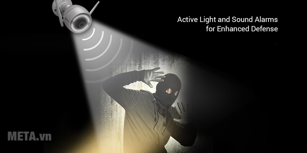 Đèn cảnh báo Camera wifi đa năng ngoài trời EZVIZ CS-CV310