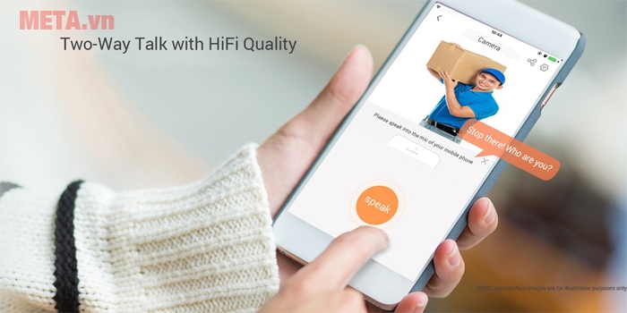 Hỗ trợ âm thanh 2 chiều Camera wifi đa năng ngoài trời EZVIZ CS-CV310