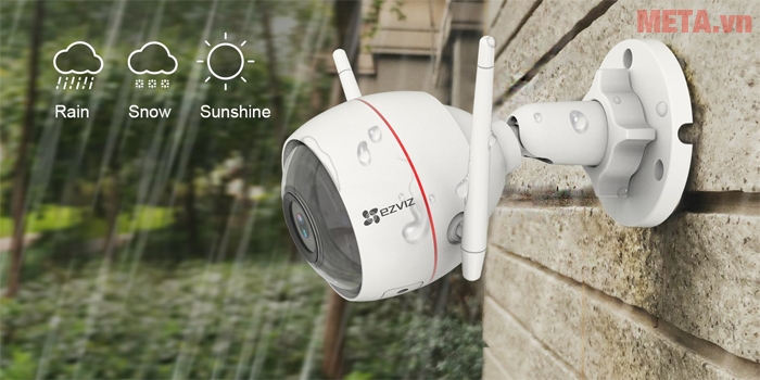 Thiết kế chịu được mọi thời tiết Camera wifi đa năng ngoài trời EZVIZ CS-CV310