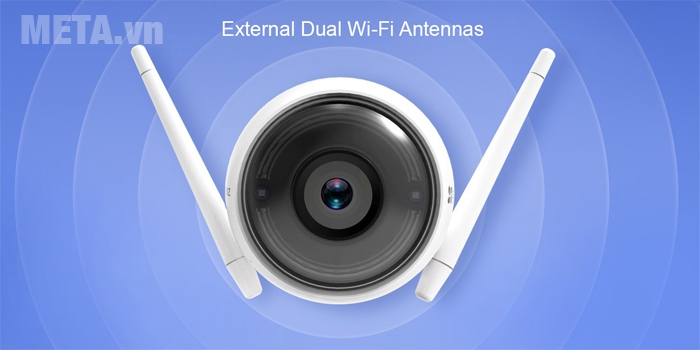 Ăng ten truyền tải tốt Camera wifi đa năng ngoài trời EZVIZ CS-CV310