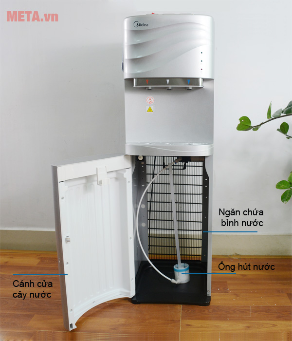 Cây nước nóng lạnh cao cấp Midea YL1634S có khóa vòi rót nước nóng 