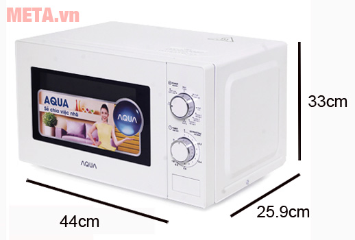 Kích thước nhỏ gọn của lò vi sóng