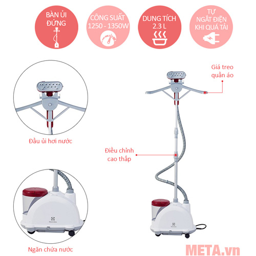  Electrolux EGS2003 có thiết kế tiện lợi 