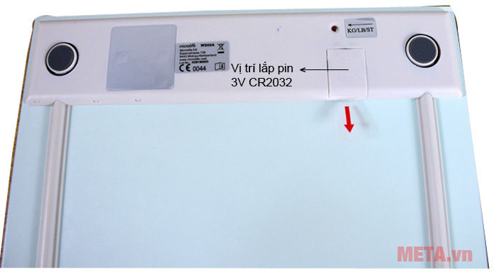 Cân điện tử Microlife WS 60A có chân đế chắc chắn Cân điện tử Microlife WS 60A
