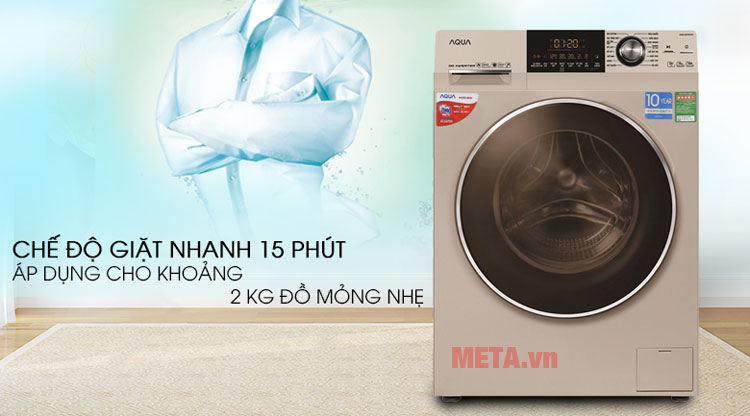 Với đồ mỏng nhẹ bạn chỉ mất 15 phút là đã có đồ mới tinh tươm