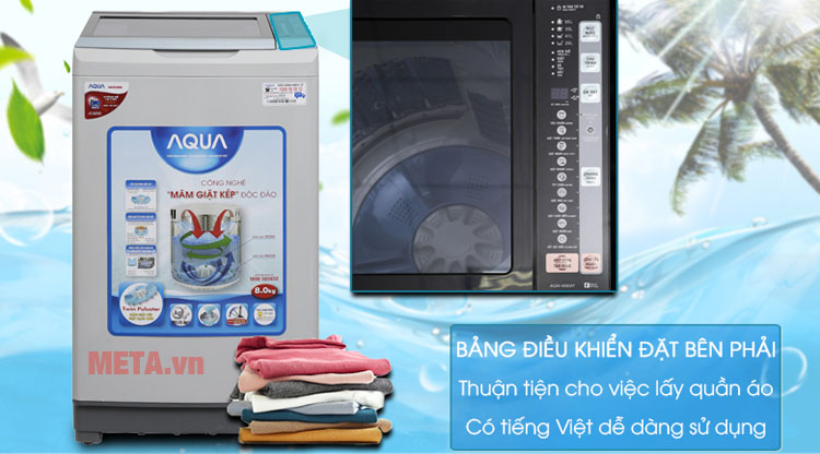 Bảng điều khiển bằng tiếng việt dễ dàng sử dụng
