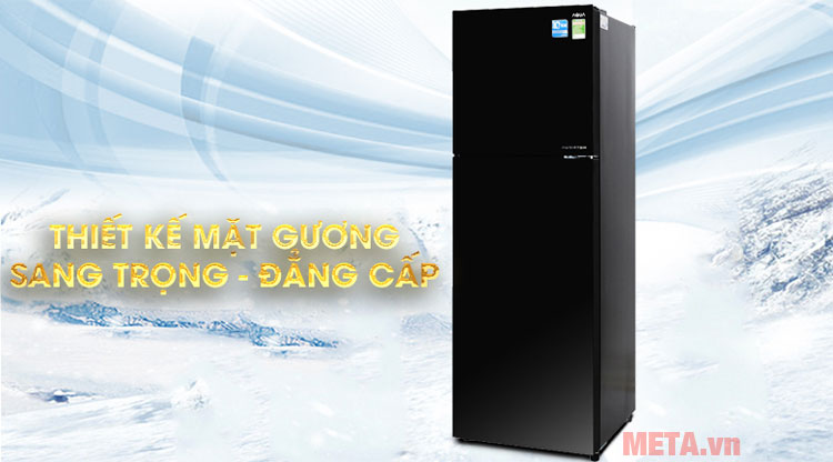Toàn bộ mặt ngoài được thiết kế bằng mặt gương đem lại vẻ đẹp đẳng cấp cho không gian gia đình bạn