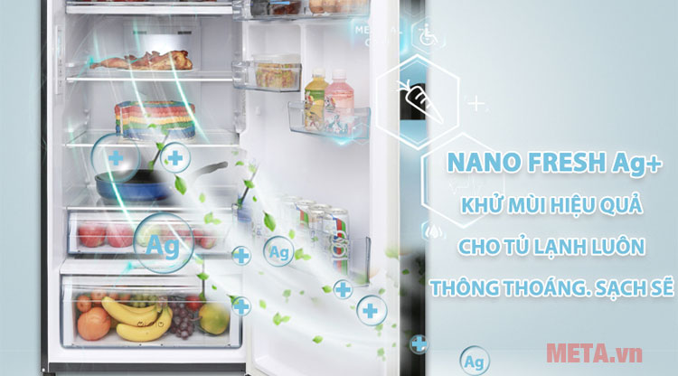 Công nghệ Nano Fresh Ag+ kháng khuẩn, khử mùi hiệu quả