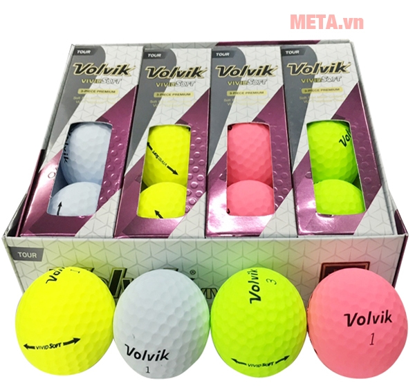 Bóng Volvik Vivid Soft - hộp 12 quả