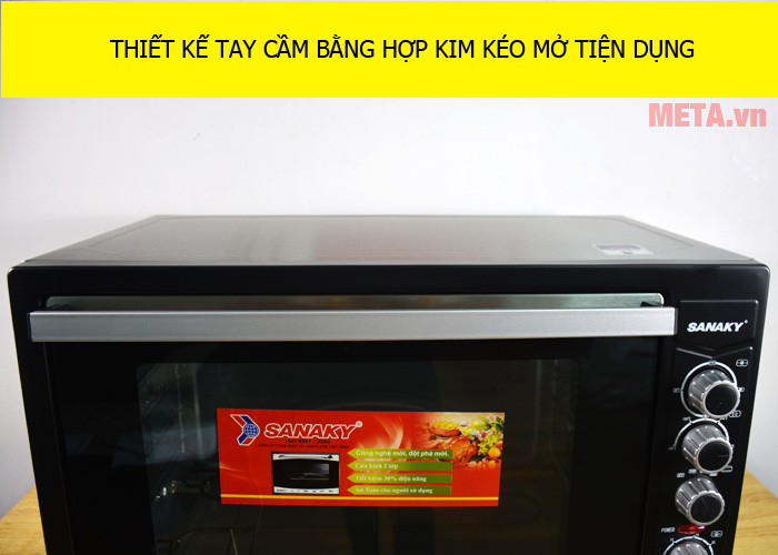 Tay cầm chắc chắn lò nướng gia đình