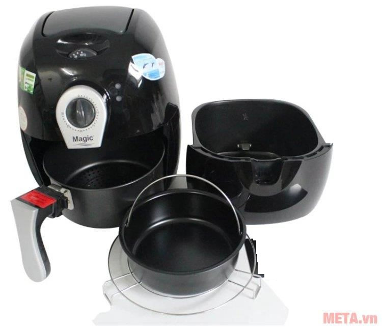 Nồi chiên nướng chân không Magic A71 có dung tích 2,2 lít Nồi chiên nướng chân không Magic A71 có dung tích 2,2 lít