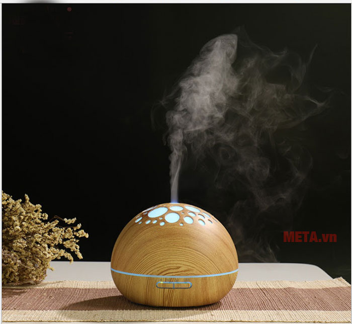 Máy khuếch tán tinh dầu lỗ NT030 màu vàng