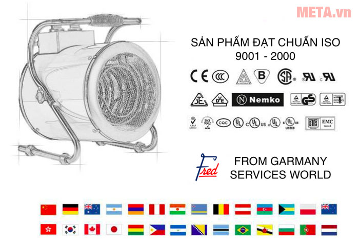 Sản phẩm đạt tiêu chuẩn ISO 9001-2000