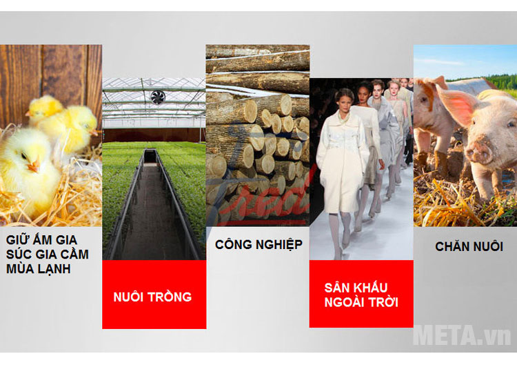 Quạt sấy gió nóng