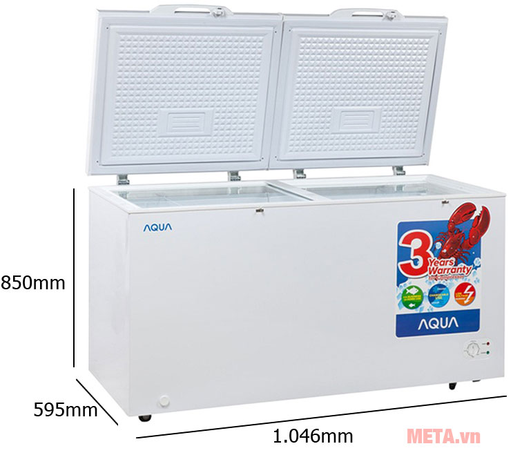 Tủ đông có khóa an toàn