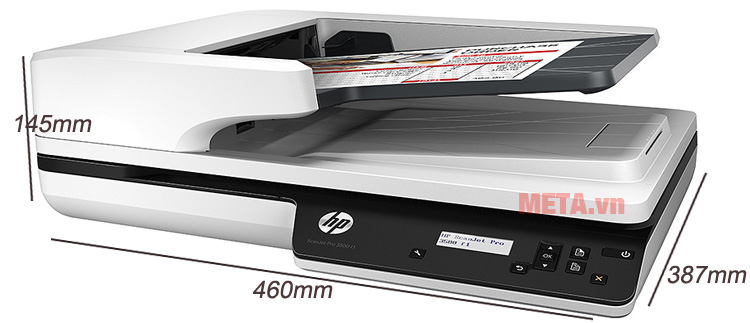 Kích thước máy Scan HP Scanjet Pro 3500 F1 - L2741A