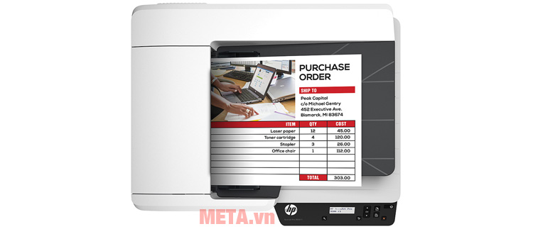  Khay nạp giấy có khả năng chứa 50 tờ