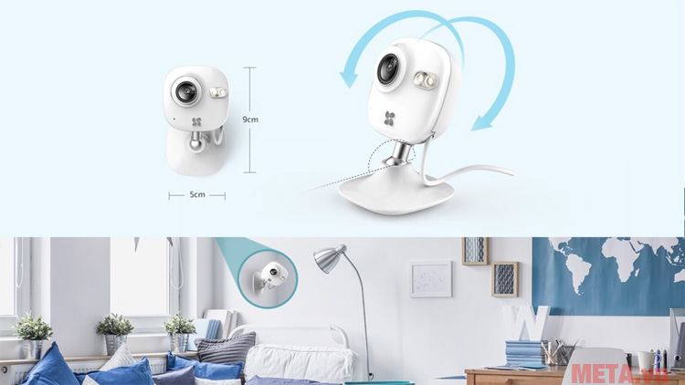 EZVIZ CS-CV200-A0-52WFR Mini Plus phù hợp lắp đặt tại nhiều vị trí EZVIZ CS-CV200-A0-52WFR Mini Plus