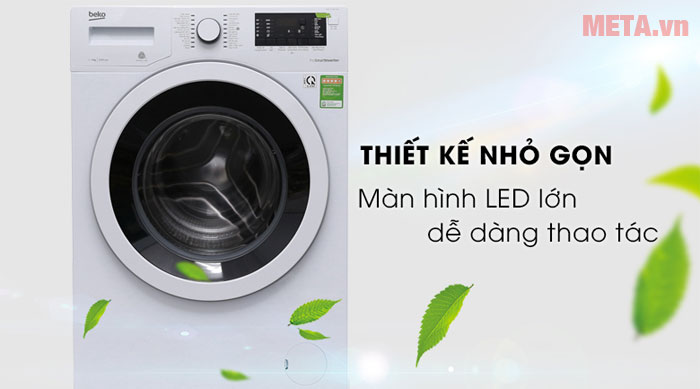 Máy giặt có thiết kế nhỏ gọn