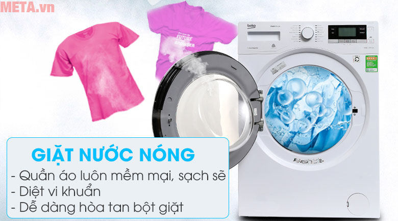 Chế độ giặt nước nóng 