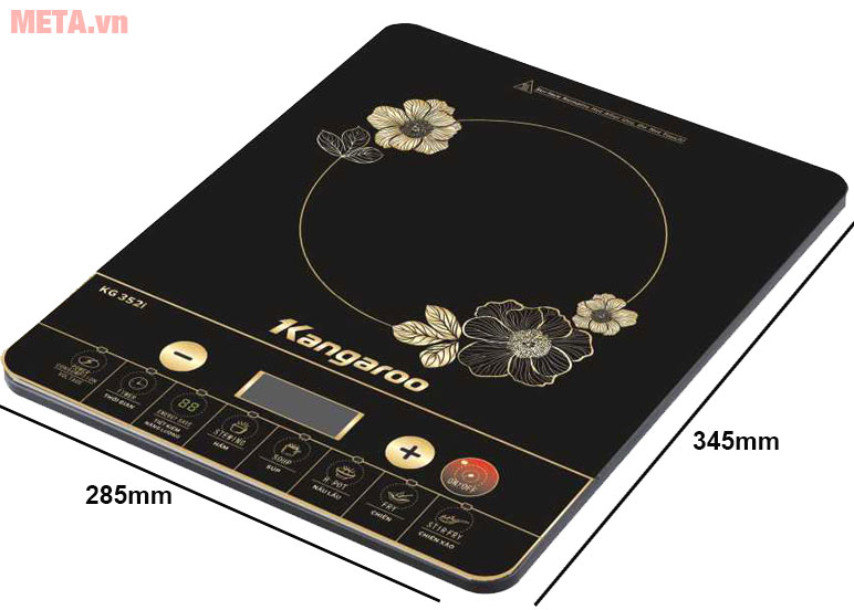 Kích thước của bếp từ 