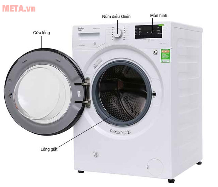 Cấu tạo máy giặt Beko WMY81283LB2