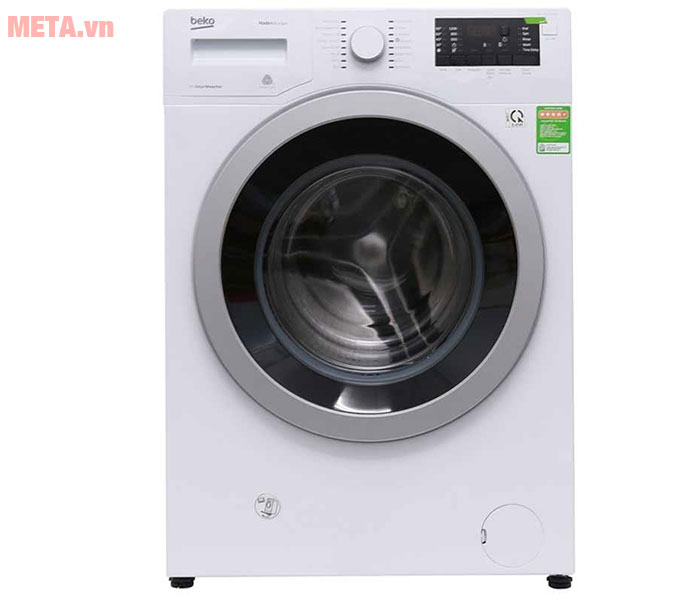 Máy giặt 8kg Beko WMY81283LB2 được trang bị bảng điều khiển trực quan gồm 1 núm xoay và màn hình LED